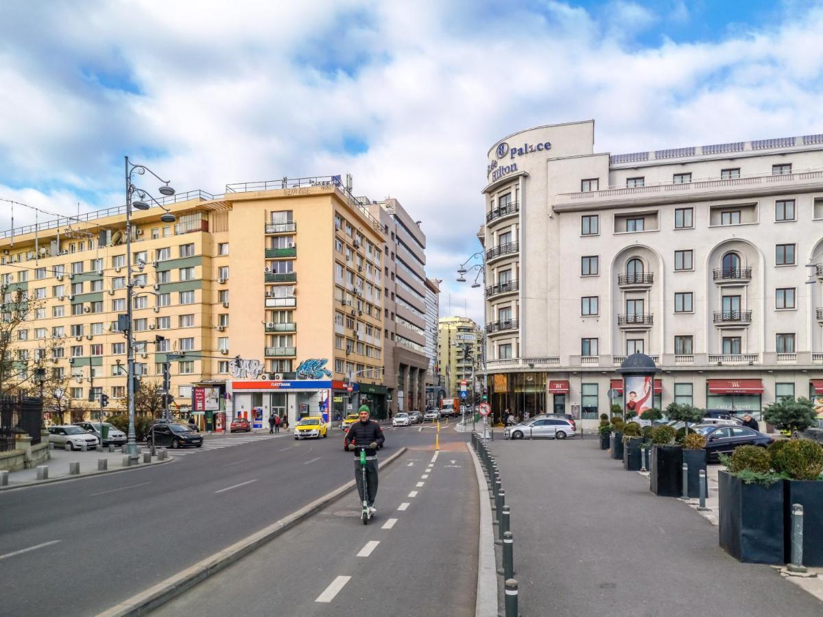 Victoriei Blue Apartman Bukarest Kültér fotó
