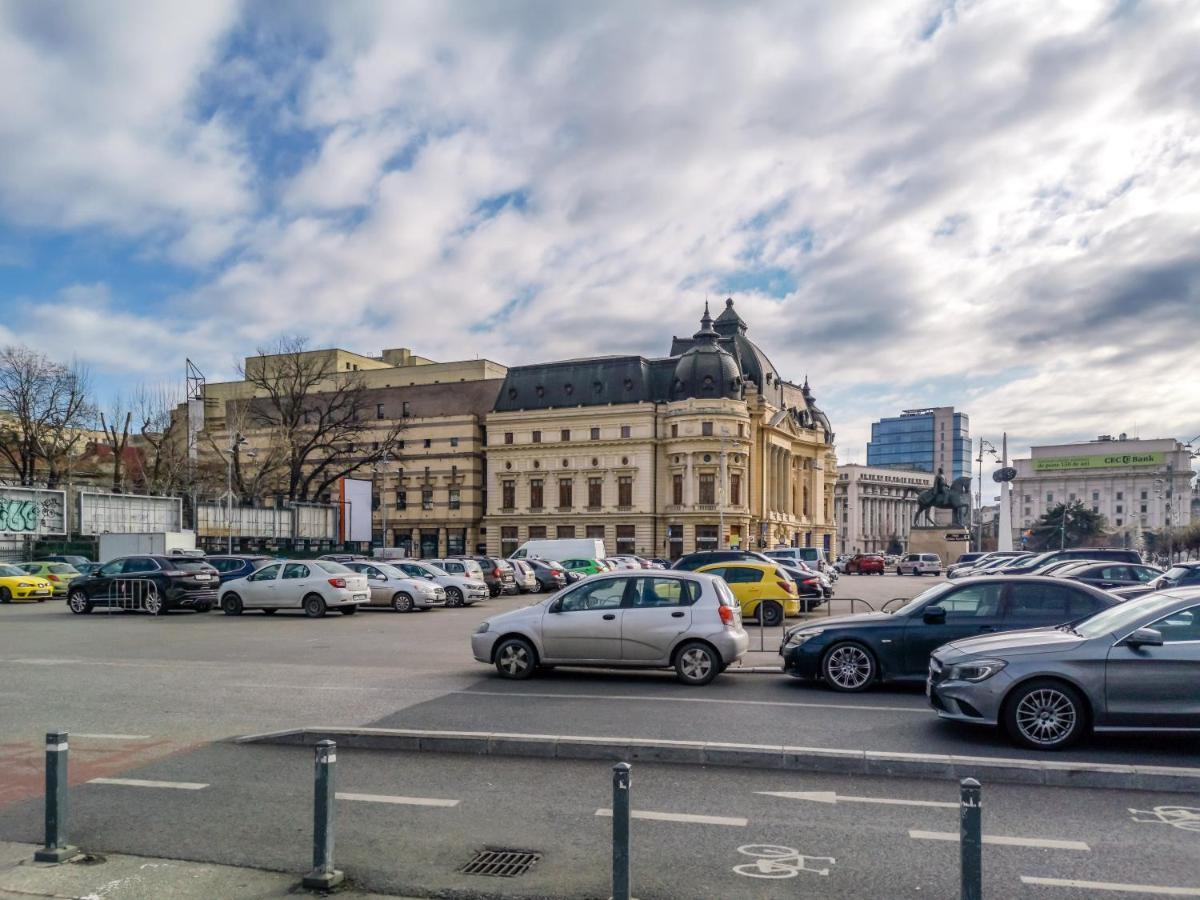Victoriei Blue Apartman Bukarest Kültér fotó