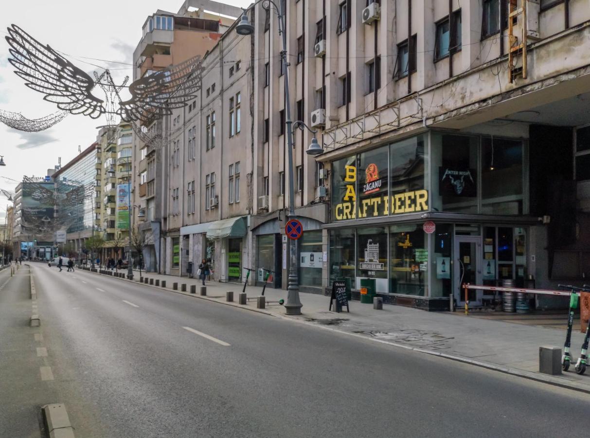 Victoriei Blue Apartman Bukarest Kültér fotó